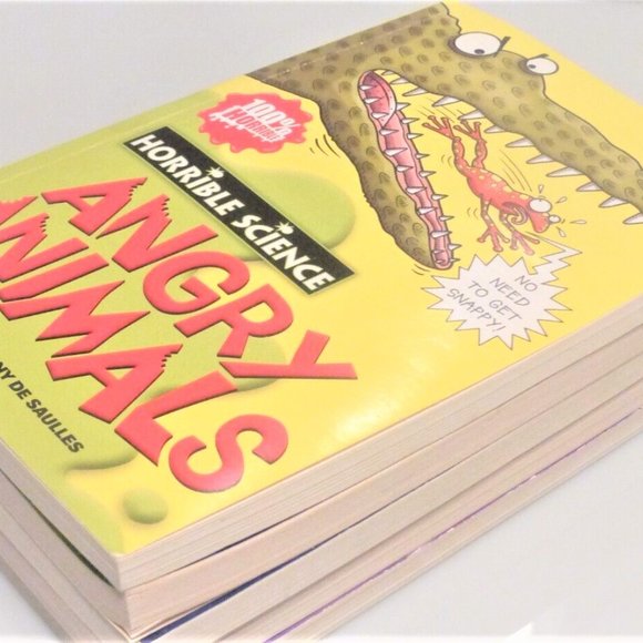 BK22 - 5x Horrible Science Books Nick Arnold Angry Animals Space Star Light - Picture 5 of 5